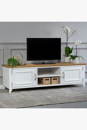 Drevený provence TV stolík, Lille